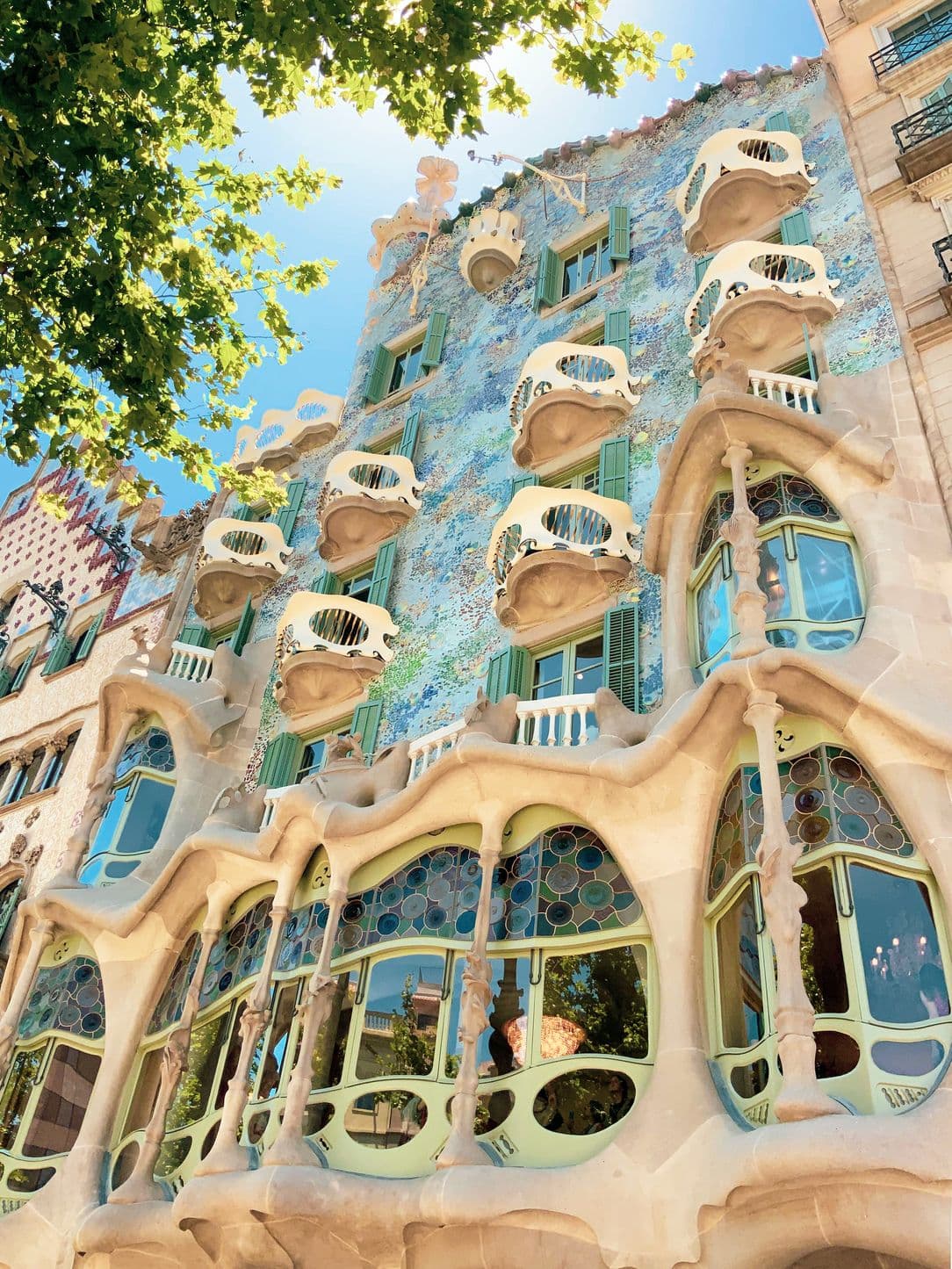 Foto de la Casa Batlló de Antoni Gaudí